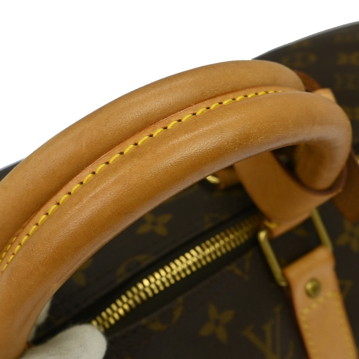 Louis Vuitton Keepall Monogram Brown Canvas Travel Bag Bag (Pre-Owned)