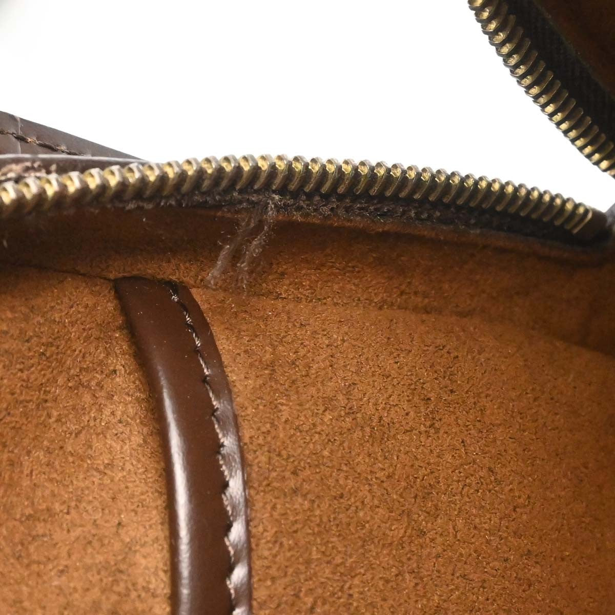 Louis Vuitton Pochette Saint Louis Damier Ebene Brown Canvas Clutche & Pouche Bag (Pre-Owned)