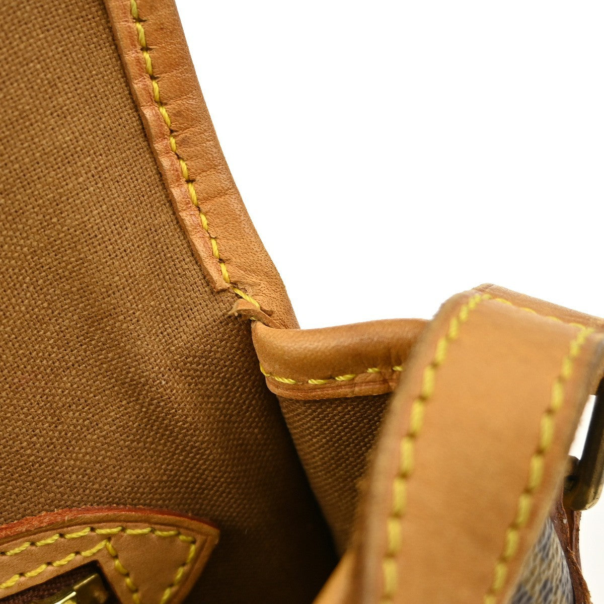 Louis Vuitton Sologne Monogram Canvas Brown Canvas Handbag (Pre-Owned)