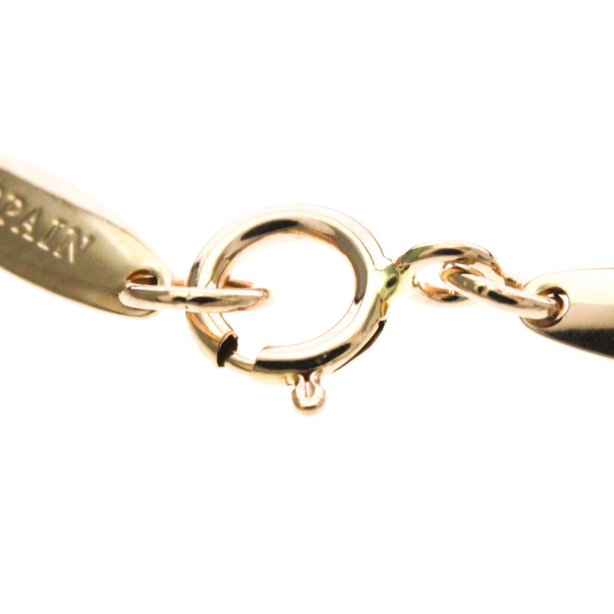 Tiffany & Co. Elsa Peretti Diamonds By The Yard Pendant 18K Rose Gold With Pear-Shaped Diamond Gold Pink_Gold Necklace Jewelry (Pre-Owned)