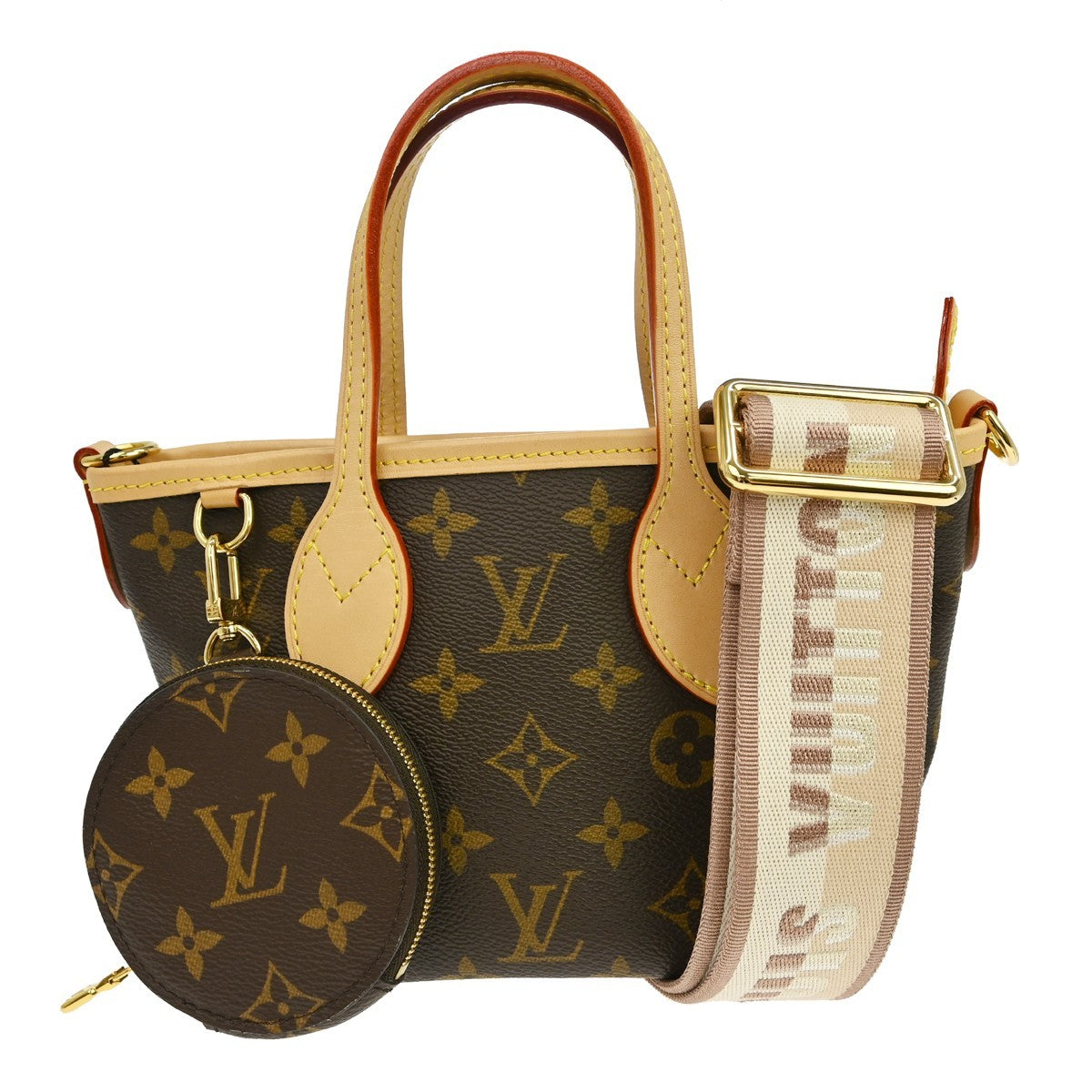 Louis Vuitton Neverfull Nm Monogram Canvas Brown Canvas Tote Bag Bag (Pre-Owned)