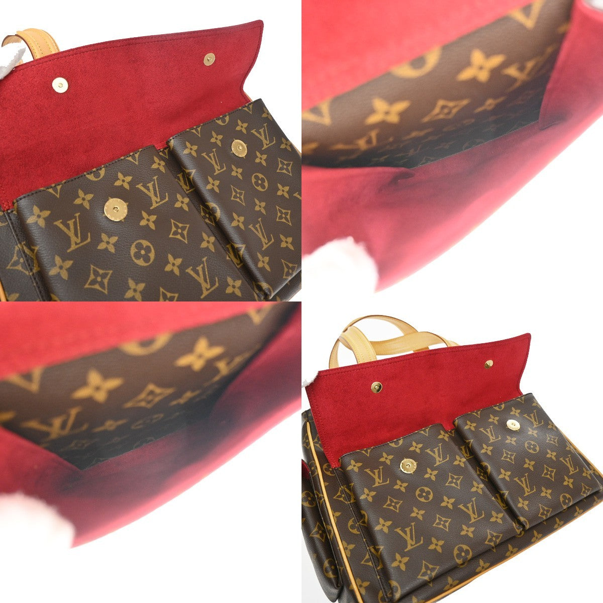 Louis Vuitton Multipli Cite Monogram Canvas Brown Canvas Handbag (Pre-Owned)