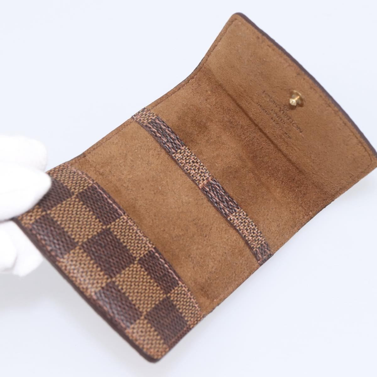 Louis Vuitton Cuff Case Monogram Damier Brown Canvas Wallets Accessory (Pre-Owned)