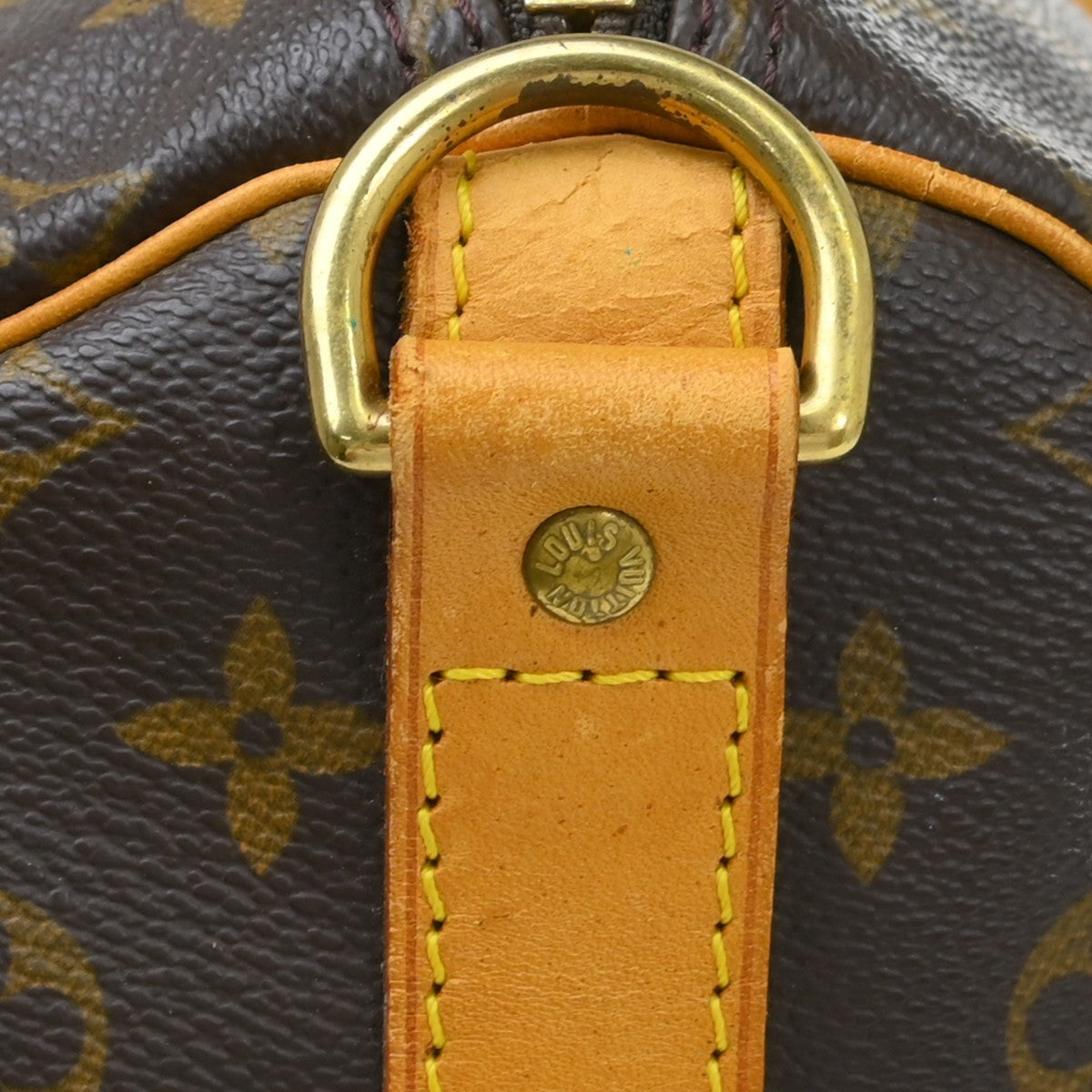 Louis Vuitton Keepall Bandouliere Monogram Canvas Brown Canvas Travel Bag Bag (Pre-Owned)