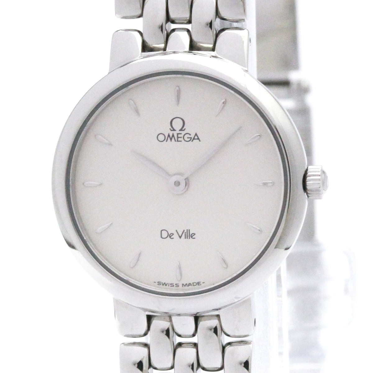 Omega De Ville Classic Quartz Stainless Steel Watch (Pre-Owned)