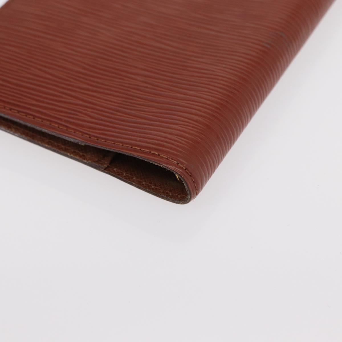Louis Vuitton Agenda Cover Epi Leather Brown Leather Wallets Accessory (Pre-Owned)