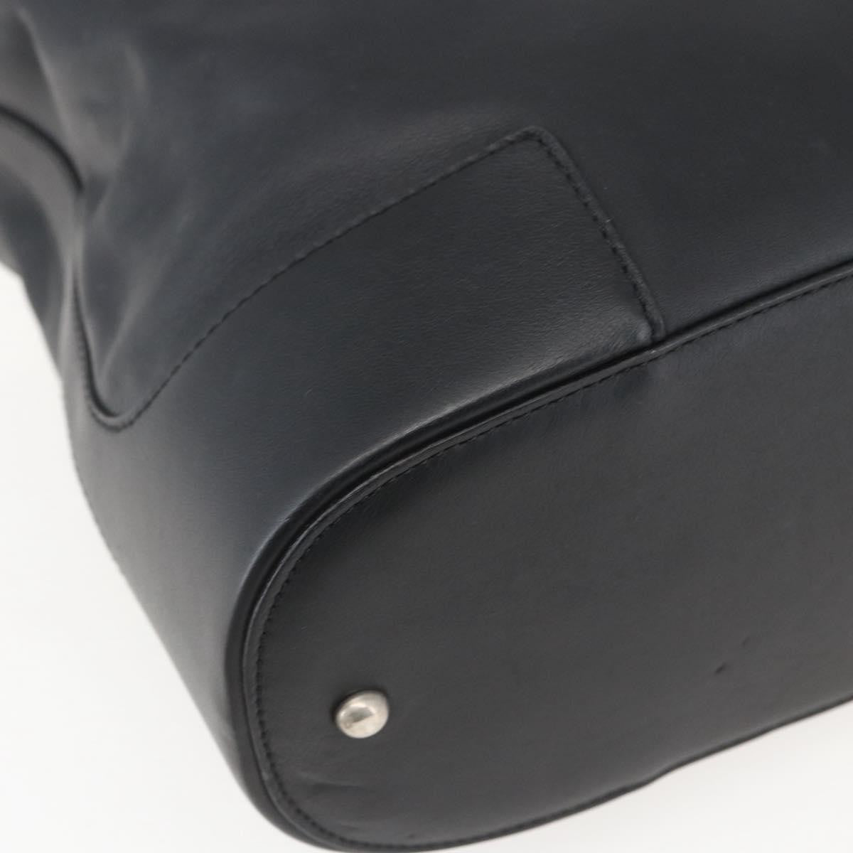 Loewe Vintage Leather Black Leather Shoulder Bag Bag (Pre-Owned)