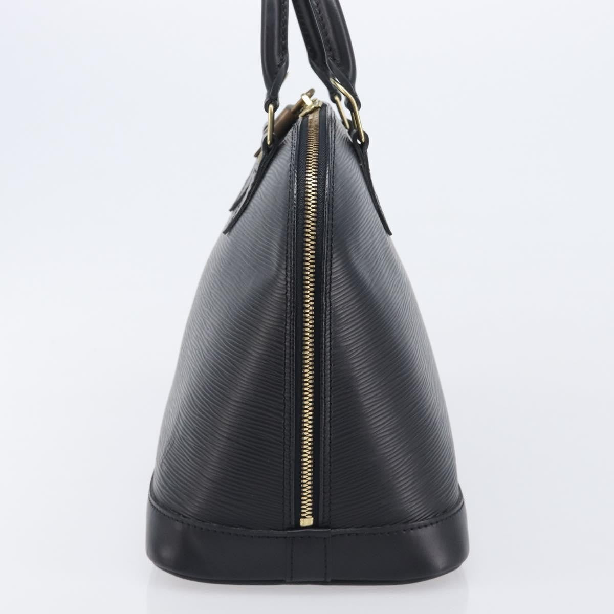 Louis Vuitton Vintage Alma Epi Leather Black Leather Handbag (Pre-Owned)