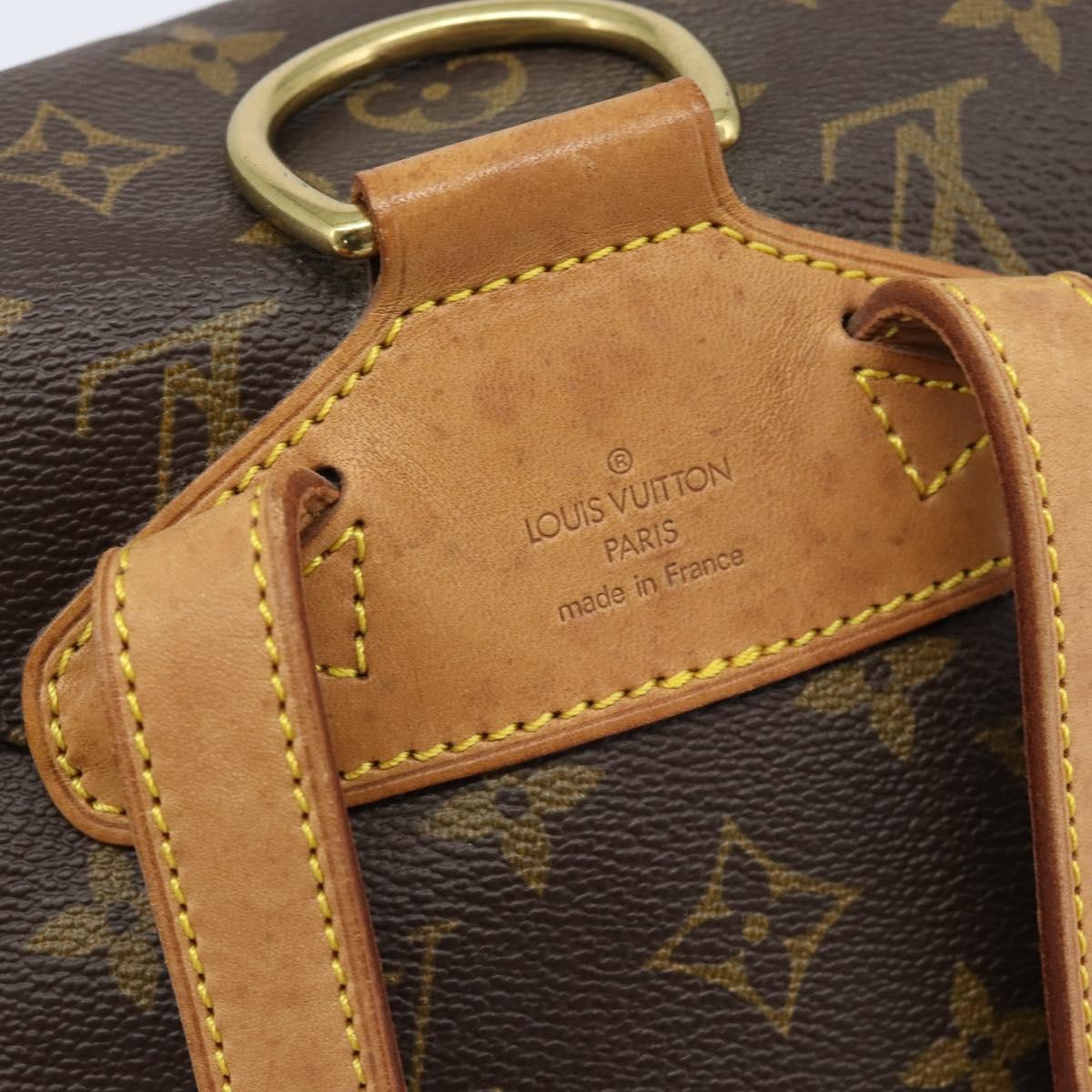Louis Vuitton Vintage Montsouris Monogram Canvas Brown Canvas Backpack Bag (Pre-Owned)