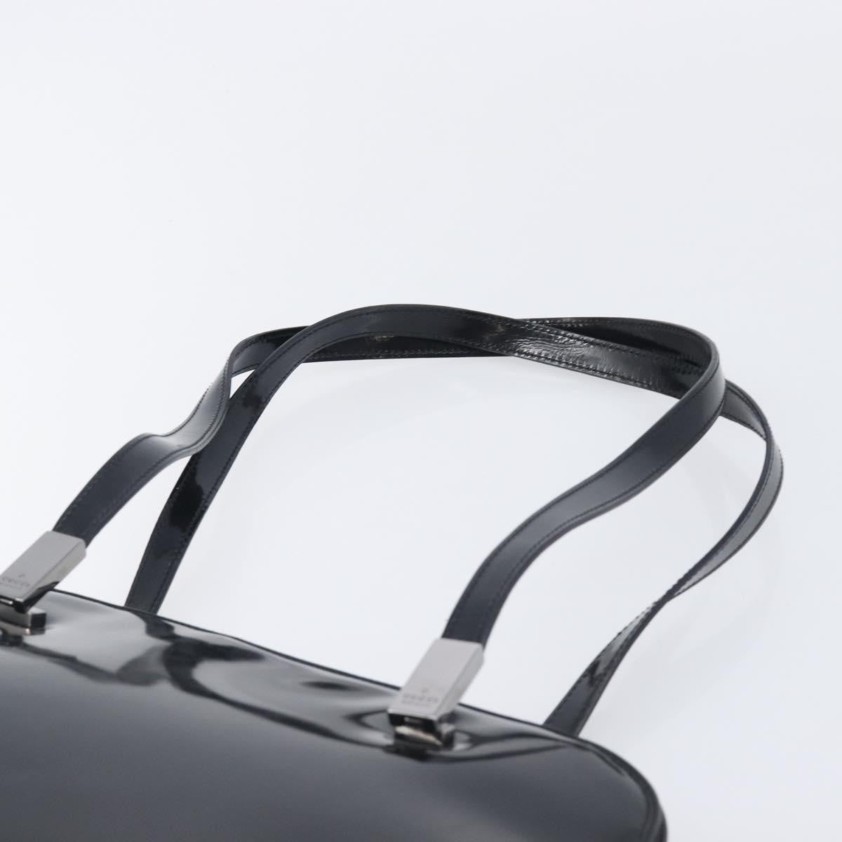 Gucci Shoulder Patent Leather Black Patent_Leather Shoulder Bag Bag (Pre-Owned)