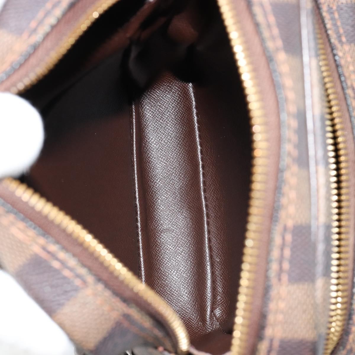 Louis Vuitton Amazone Damier Brown Canvas Handbag (Pre-Owned)