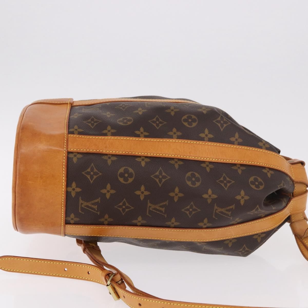 Louis Vuitton Randonnee Monogram Canvas Brown Canvas Shoulder Bag Bag (Pre-Owned)