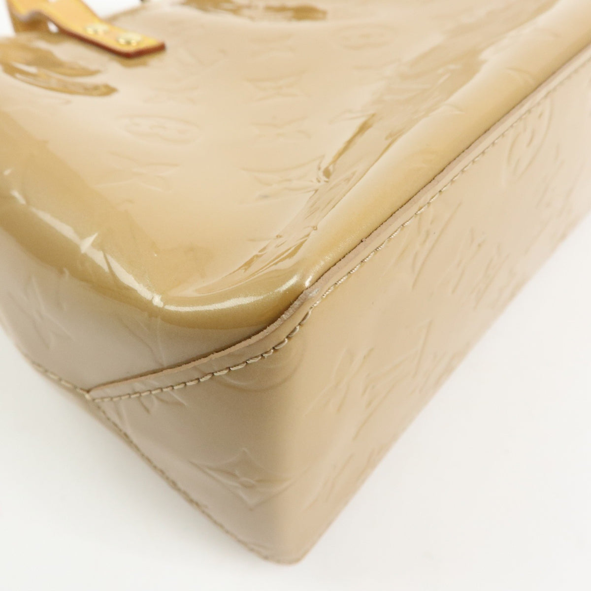 Louis Vuitton Reade Monogram Vernis Brown Patent_Leather Handbag (Pre-Owned)