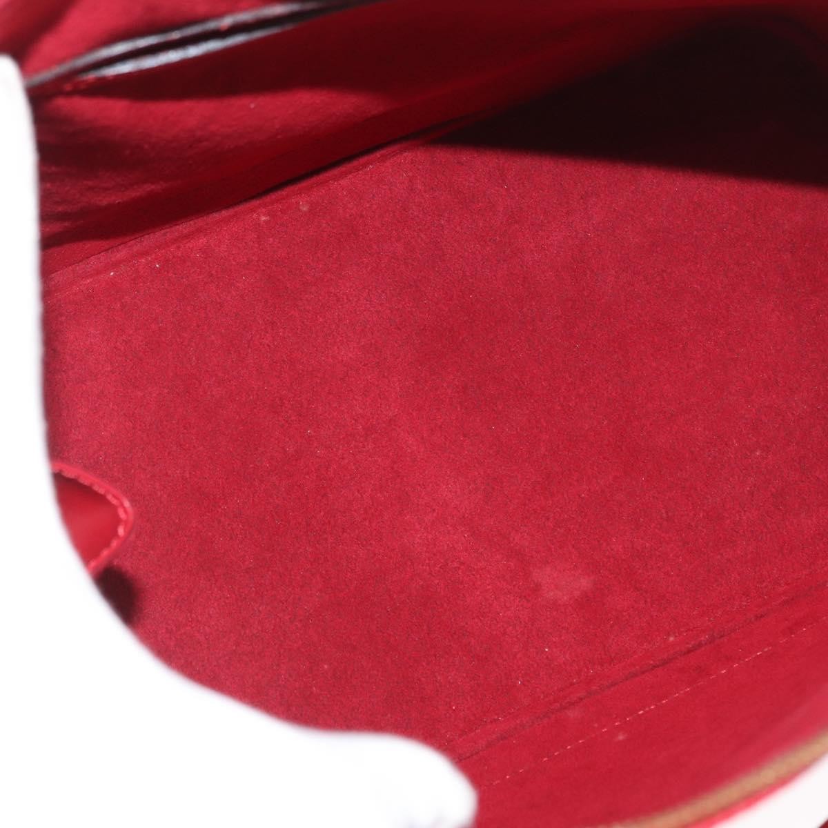 Louis Vuitton Alma Epi Leather Red Leather Handbag (Pre-Owned)