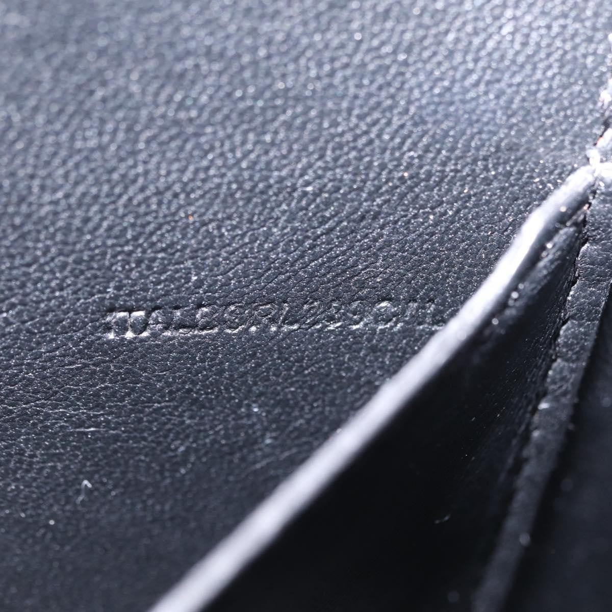 Burberry Tb Belt Leather Black Leather Clutche & Pouche Bag (Pre-Owned)