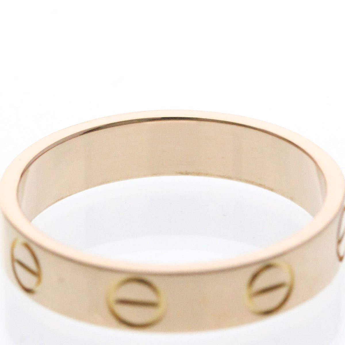 Cartier Love Wedding Band 18K Rose Gold Gold Pink_Gold Ring Jewelry (Pre-Owned)