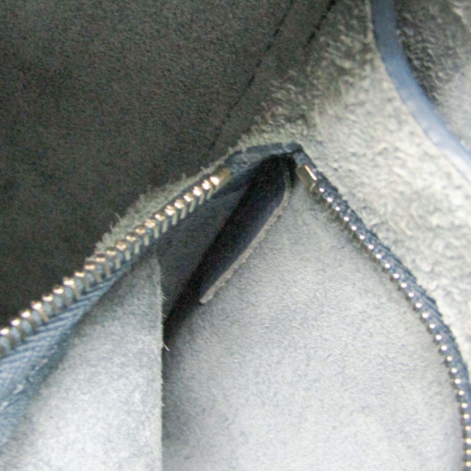 Celine Sangle Seau Calfskin Blue Leather Shoulder Bag Bag (Pre-Owned)