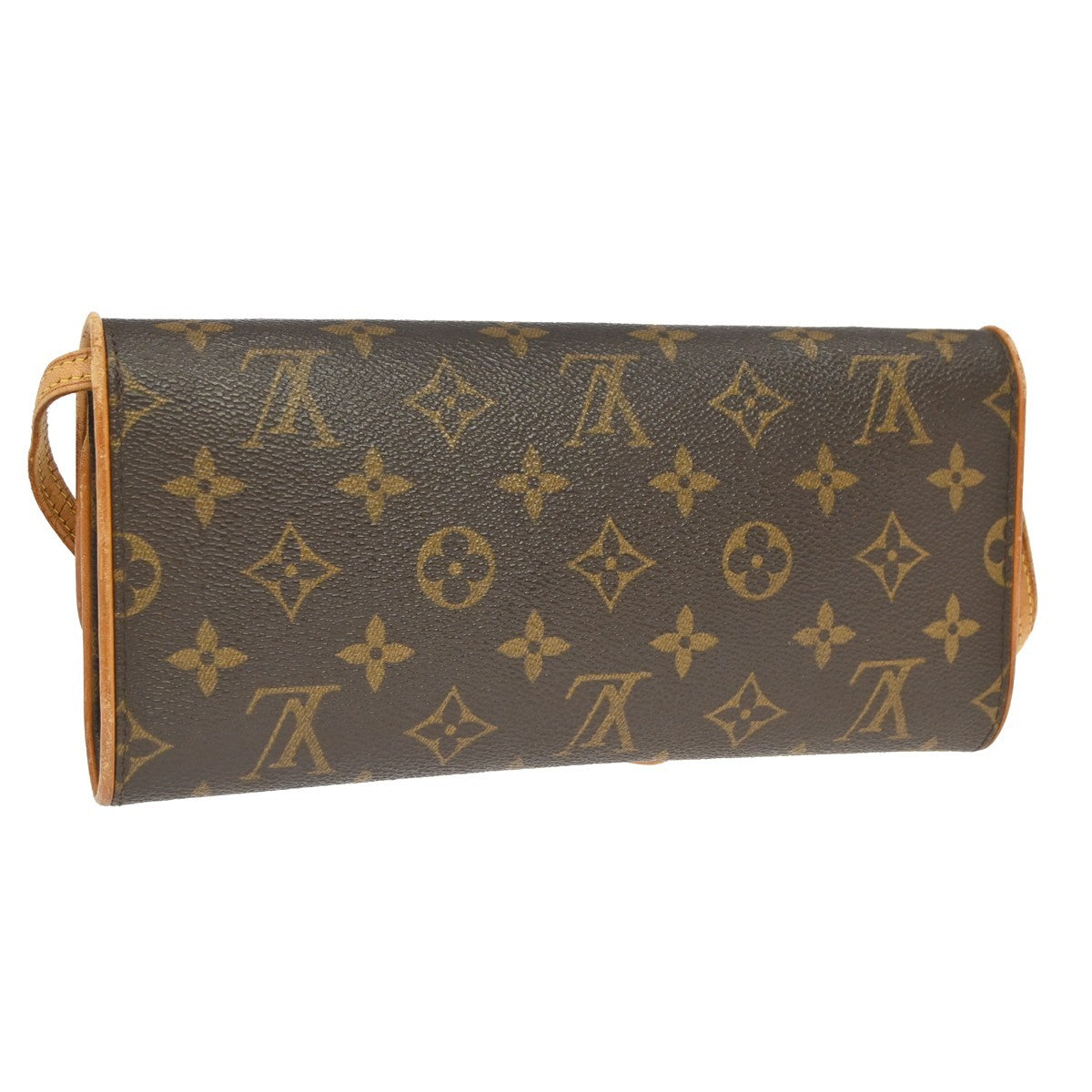 Louis Vuitton Twin Monogram Canvas Brown Canvas Clutche & Pouche Bag (Pre-Owned)
