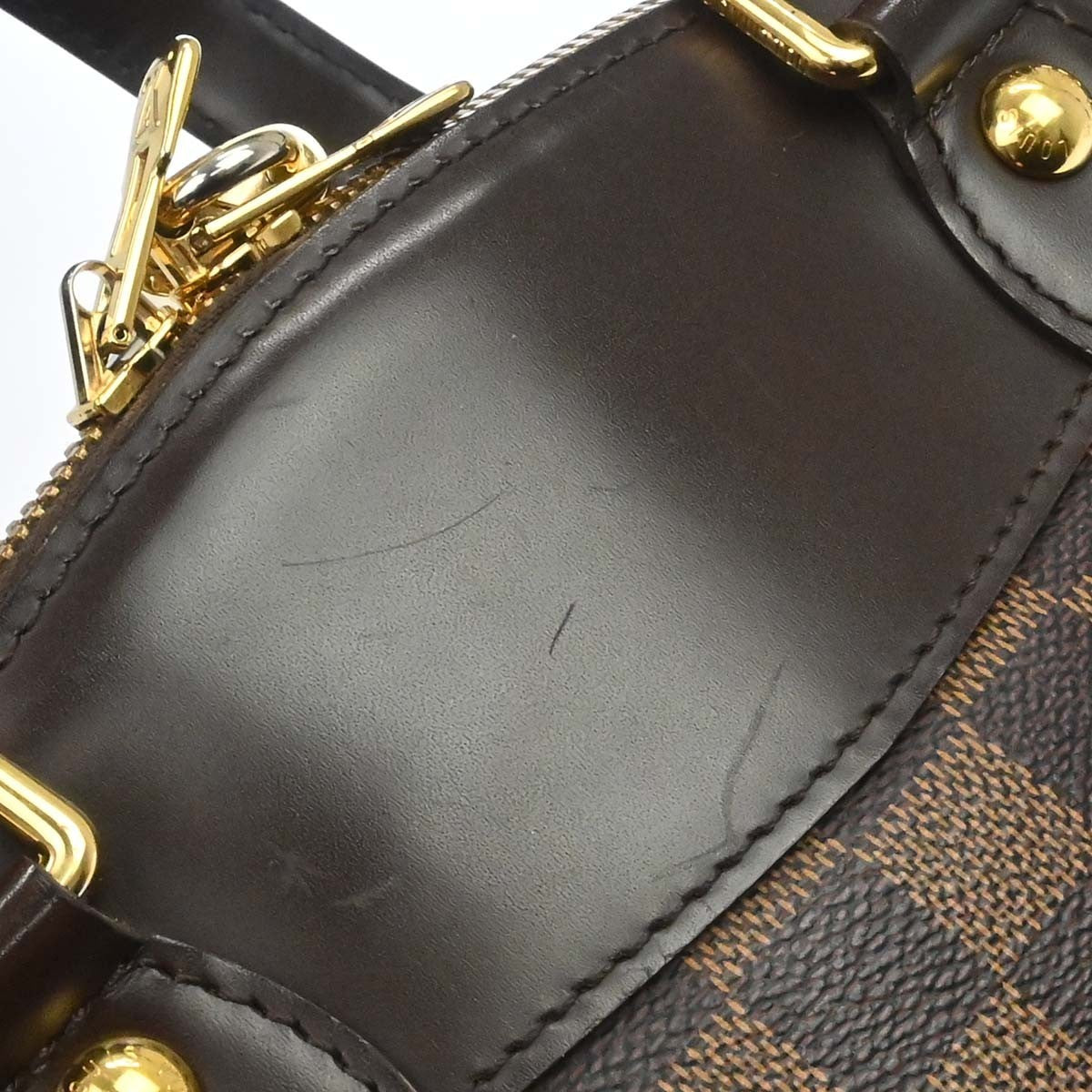 Louis Vuitton Verona Damier Brown Canvas Handbag (Pre-Owned)