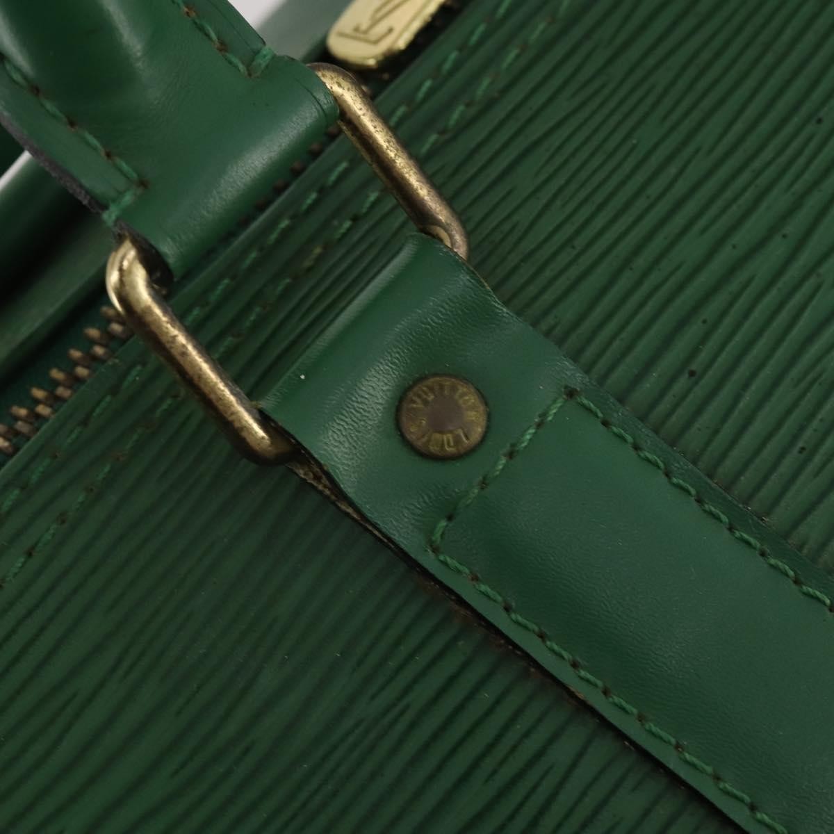 Louis Vuitton Keepall Epi Leather Green Leather Travel Bag Bag (Pre-Owned)