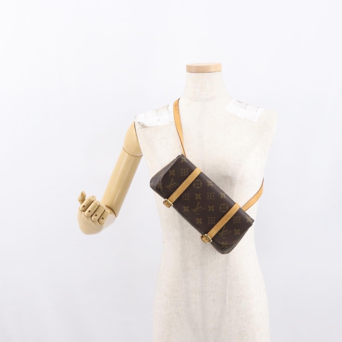 Louis Vuitton Marelle Waist Monogram Canvas Brown Canvas Clutche & Pouche Bag (Pre-Owned)