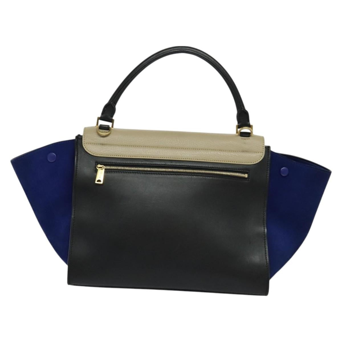 Celine Tricolor Trapeze Leather Multicolour Leather Handbag (Pre-Owned)