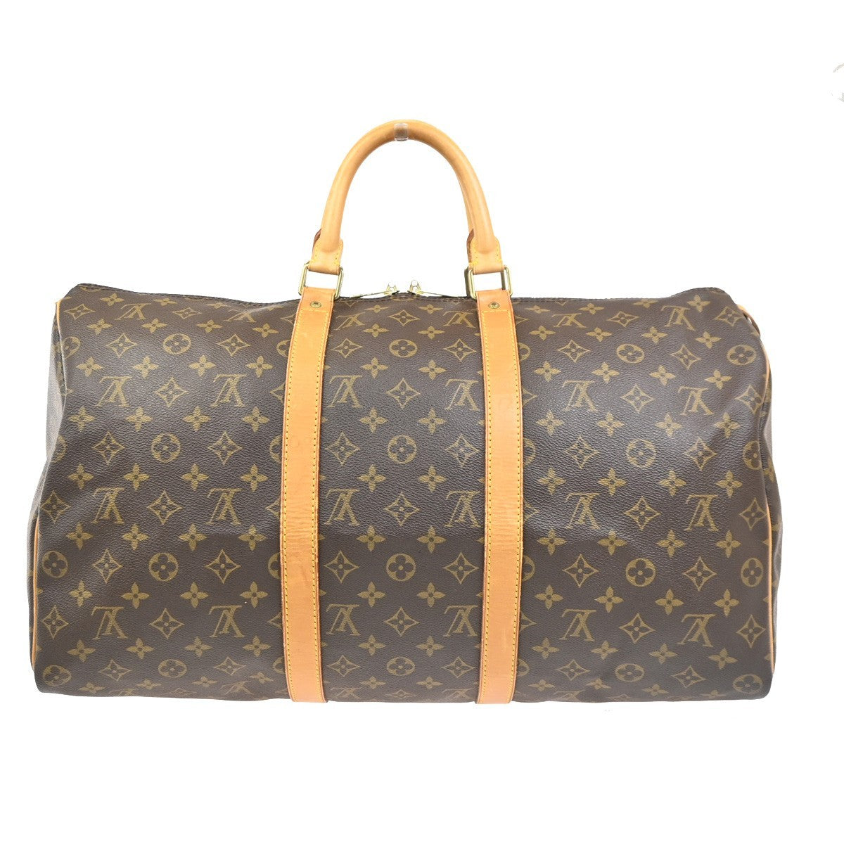 Louis Vuitton Keepall Monogram Canvas Brown Canvas Travel Bag Bag (Pre-Owned)
