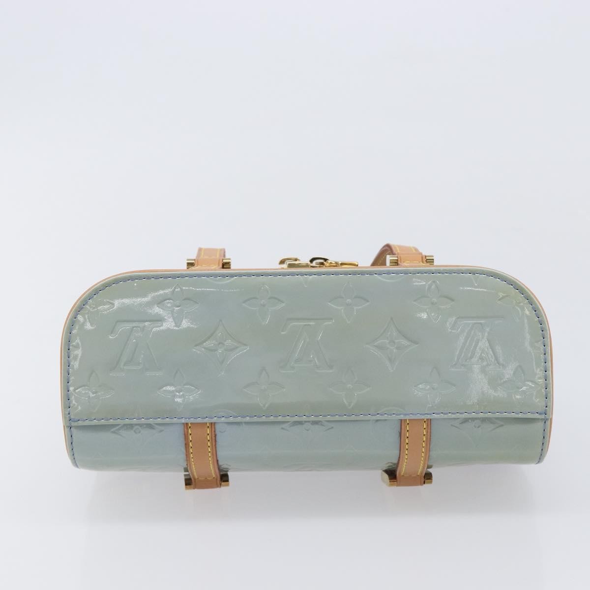 Louis Vuitton Sullivan Horizontal Monogram Vernis Purple Patent_Leather Handbag (Pre-Owned)