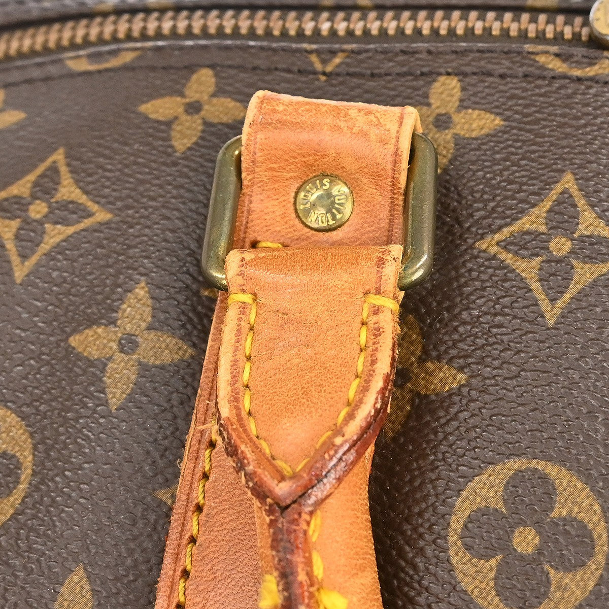 Louis Vuitton Keepall Bandouliere Monogram Canvas Brown Canvas Travel Bag Bag (Pre-Owned)