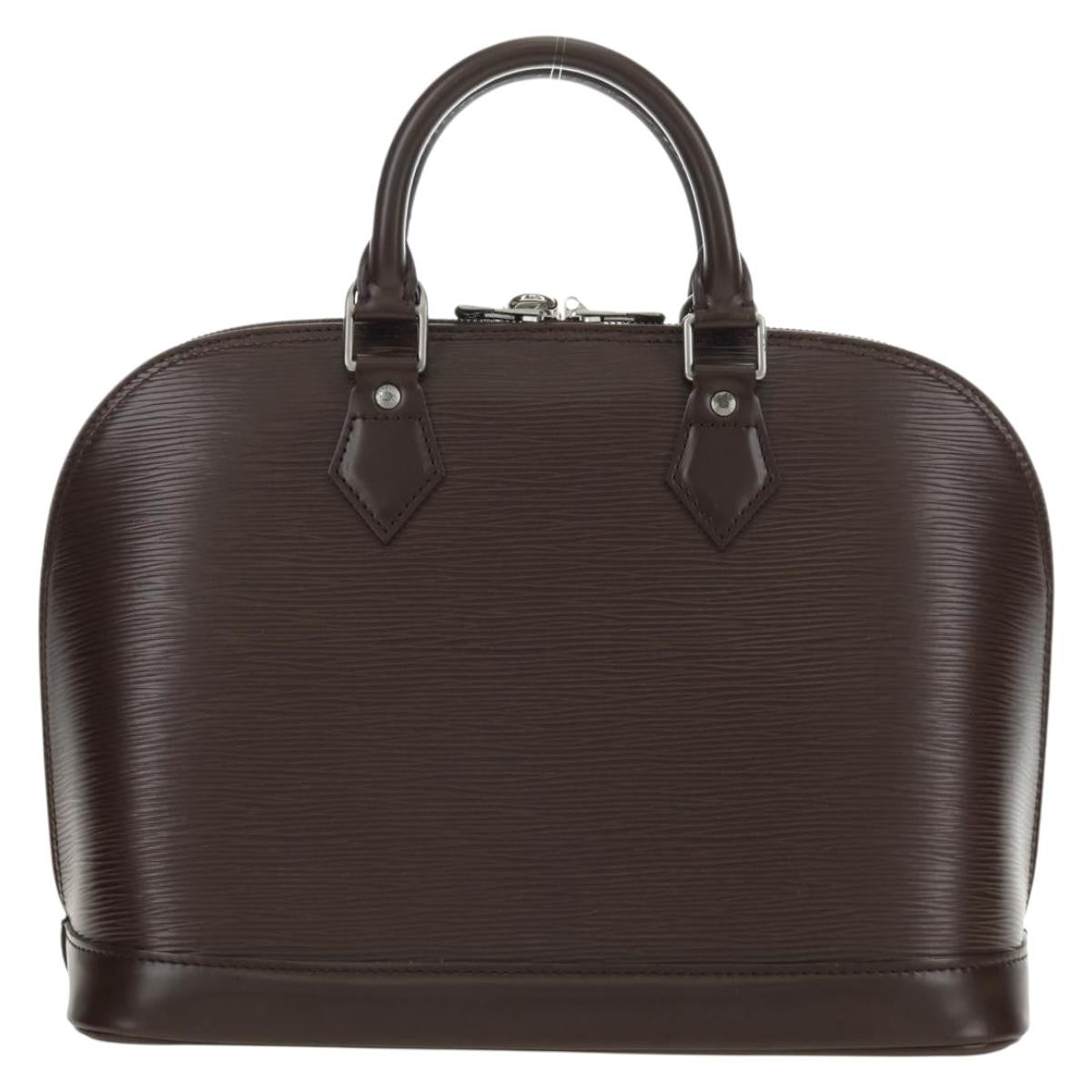 Louis Vuitton Alma Epi Leather Brown Leather Handbag (Pre-Owned)