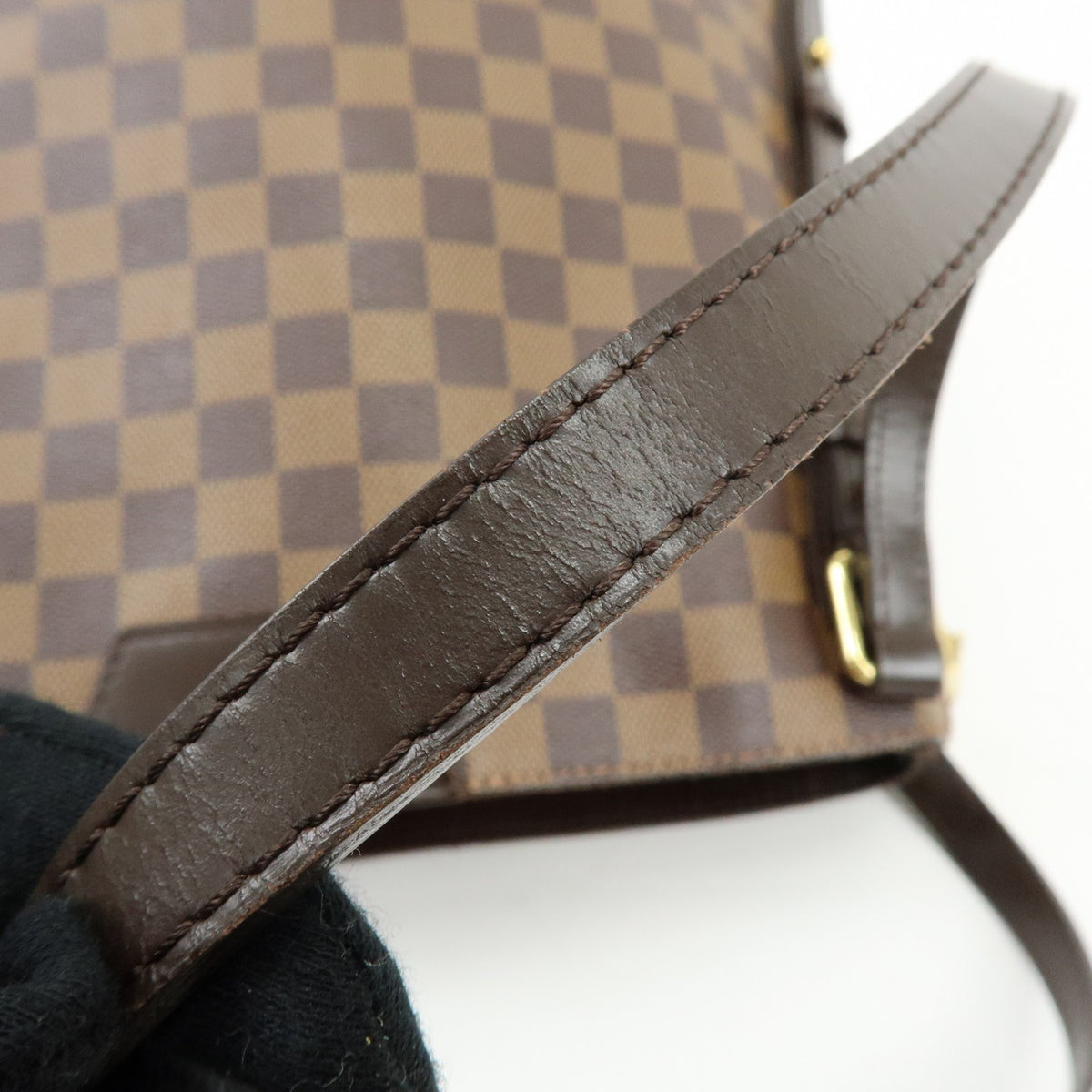 Louis Vuitton Cabas Rivington Damier Brown Canvas Tote Bag Bag (Pre-Owned)