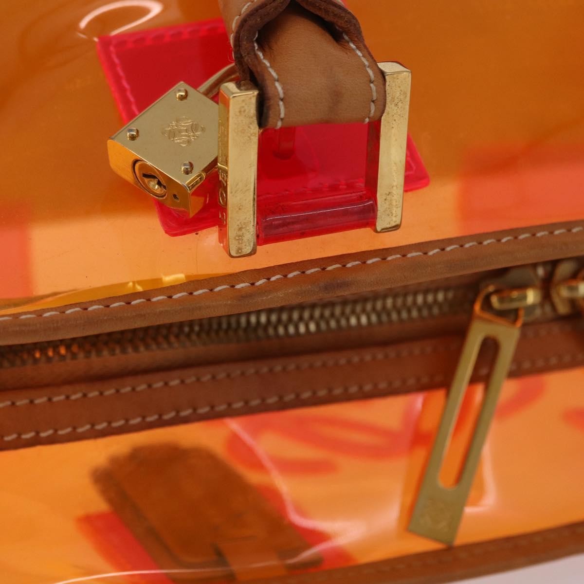 Loewe Amazona Pvc Orange Plastic_Glass Handbag (Pre-Owned)