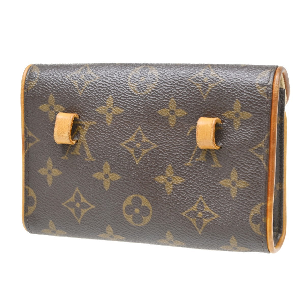 Louis Vuitton Florentine Waist Monogram Canvas Brown Canvas Clutche & Pouche Bag (Pre-Owned)