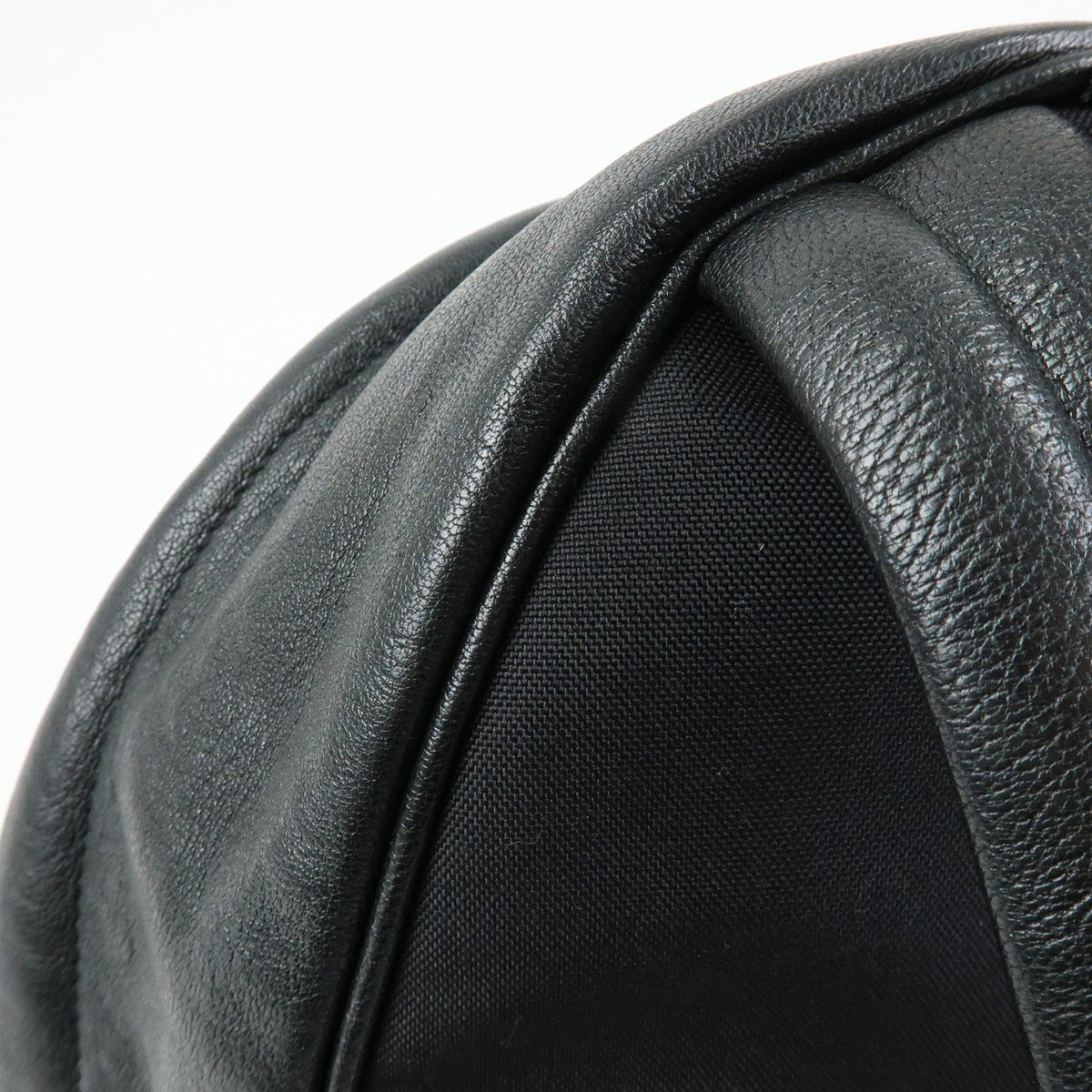 Saint Laurent City Patchwork Leather Black Leather Backpack Bag (Pre-Owned)