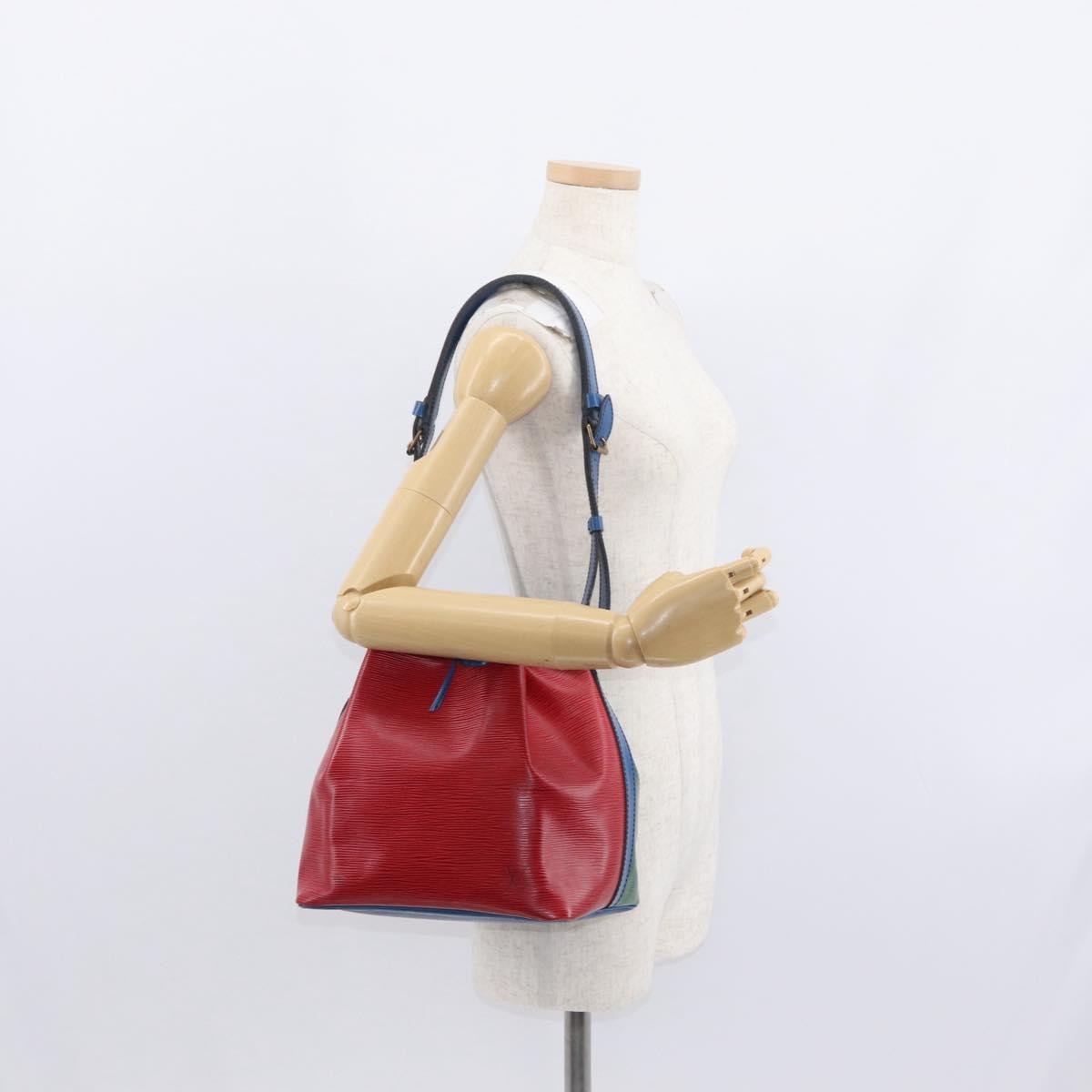 Louis Vuitton Tricolor Petit Noe Nm Epi Leather Multicolour Leather Shoulder Bag Bag (Pre-Owned)