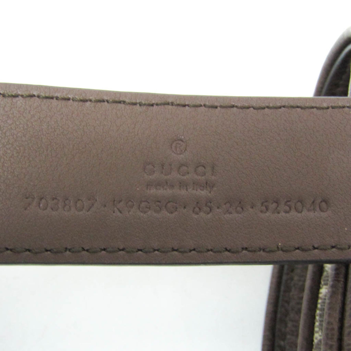 Gucci Blondie Belt Gg Coated Canvas Beige Canvas Clutche & Pouche Bag (Pre-Owned)