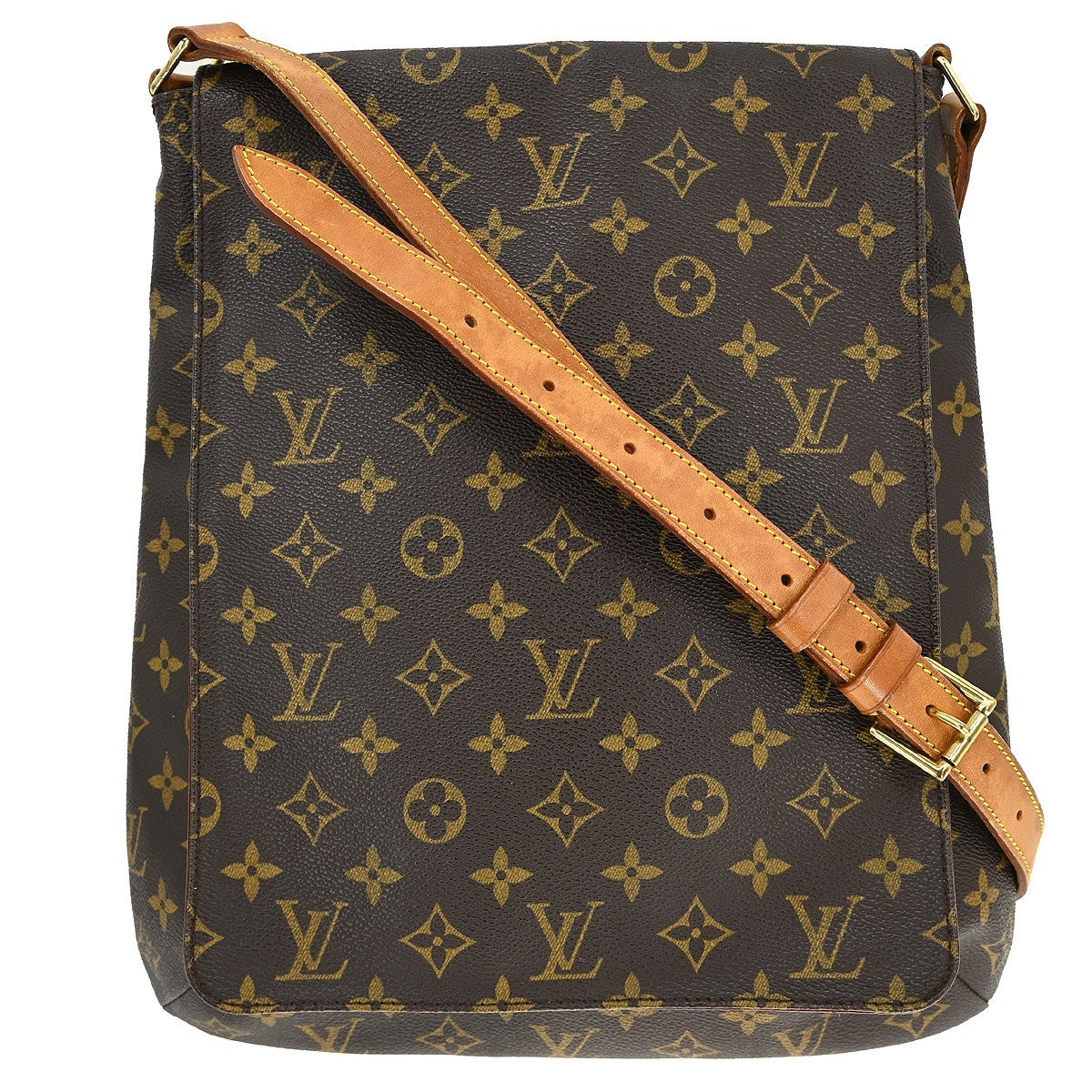 Louis Vuitton Musette Salsa Monogram Canvas Brown Canvas Shoulder Bag Bag (Pre-Owned)