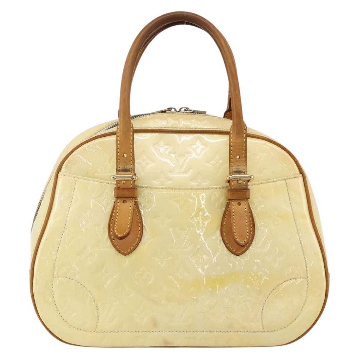 Louis Vuitton Summit Drive Monogram Vernis Yellow Patent_Leather Handbag (Pre-Owned)