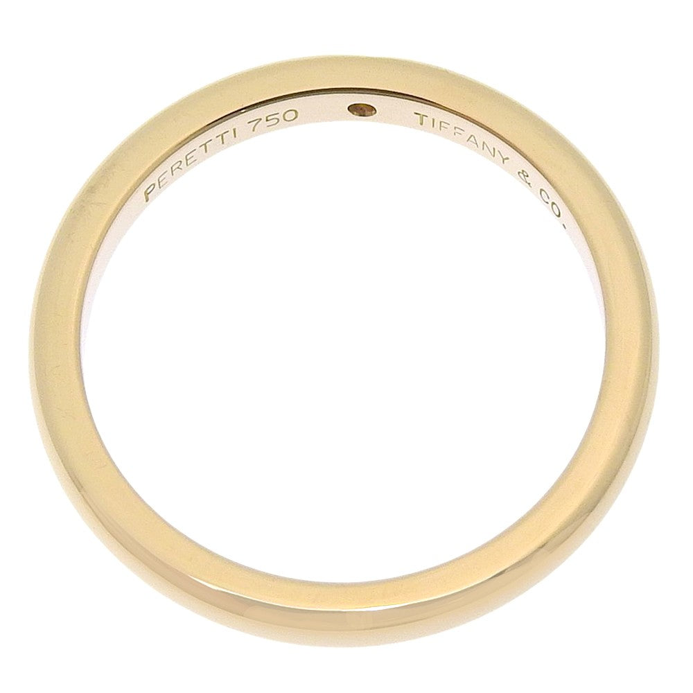 Tiffany & Co. Elsa Peretti 1 Diamond Stacking Band Yellow Gold With Diamond Gold Yellow_Gold Ring Jewelry (Pre-Owned)