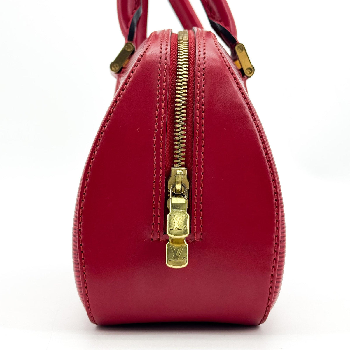 Louis Vuitton Jasmin Epi Leather Red Leather Handbag (Pre-Owned)