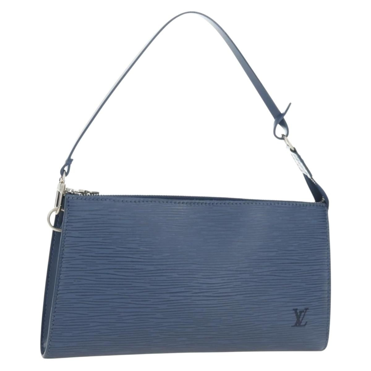 Louis Vuitton Pochette Accessoires Nm Epi Leather Blue Leather Clutche & Pouche Bag (Pre-Owned)