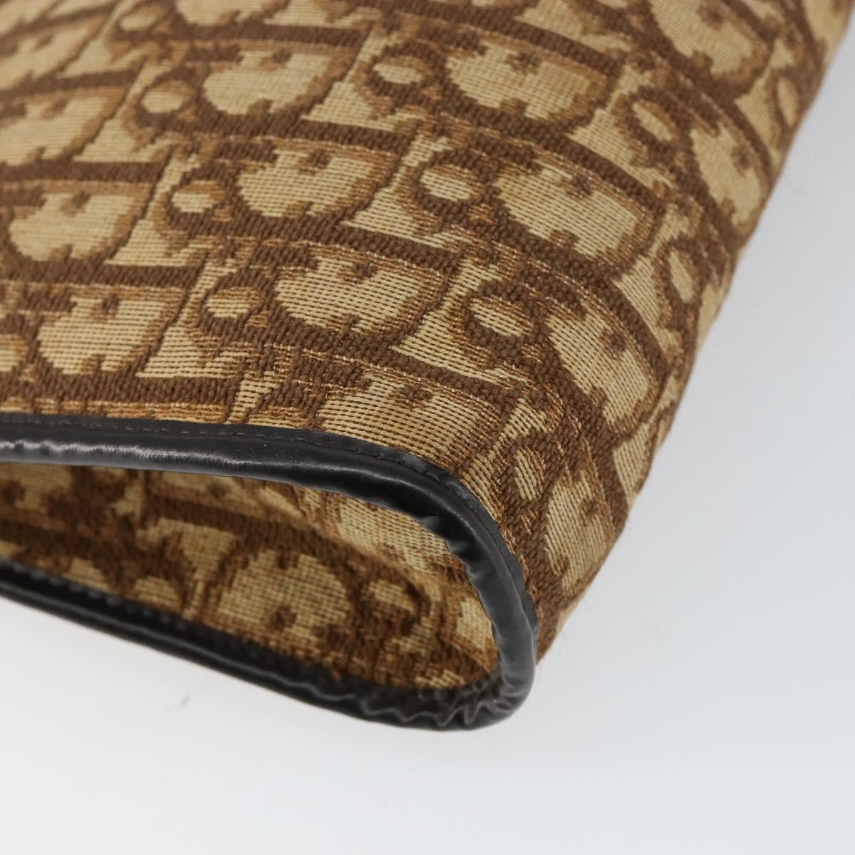 Christian Dior Vintage Trotter Diorissimo Canvas Brown Canvas Shoulder Bag Bag (Pre-Owned)