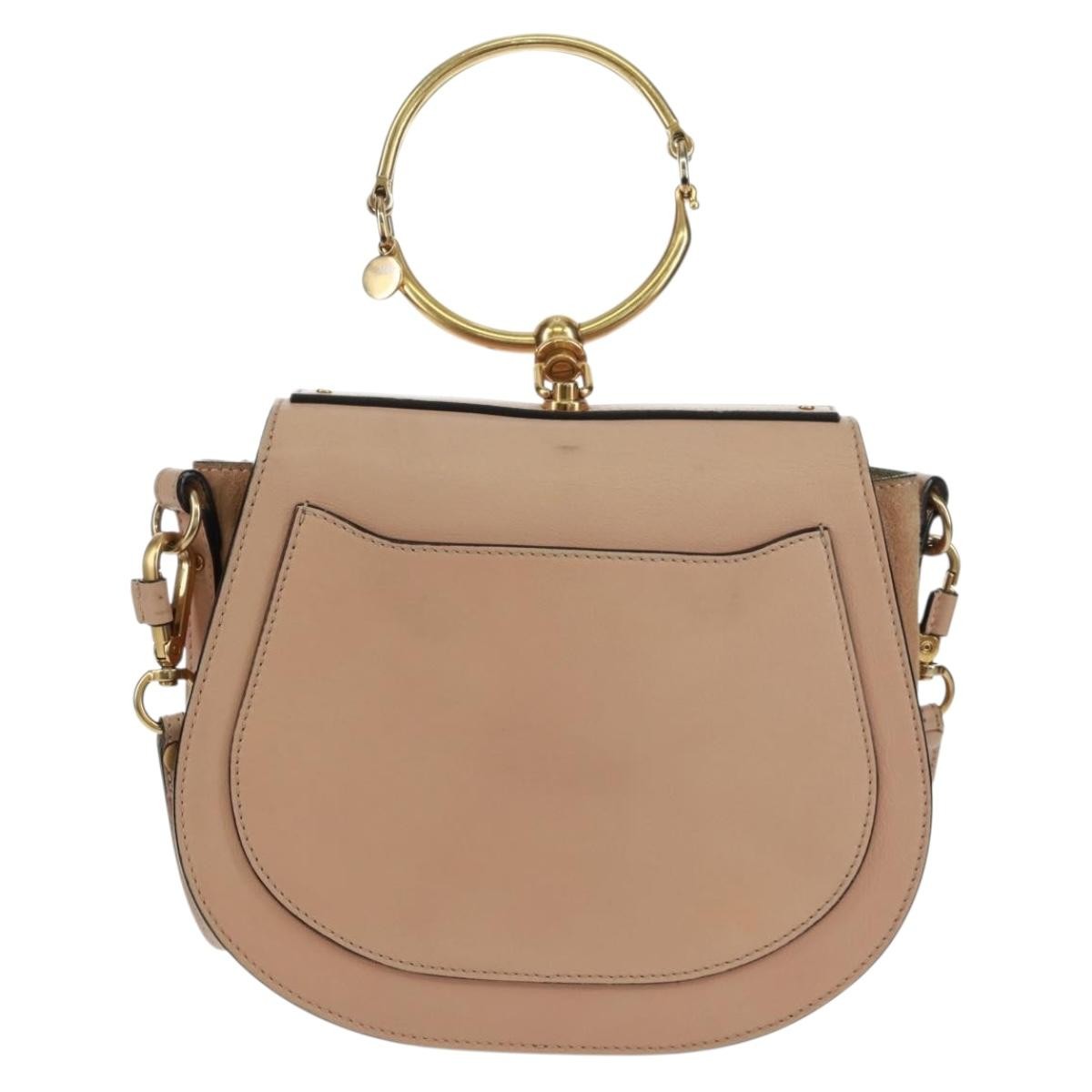 Chloe Nile Leather Pink Leather Handbag (Pre-Owned)