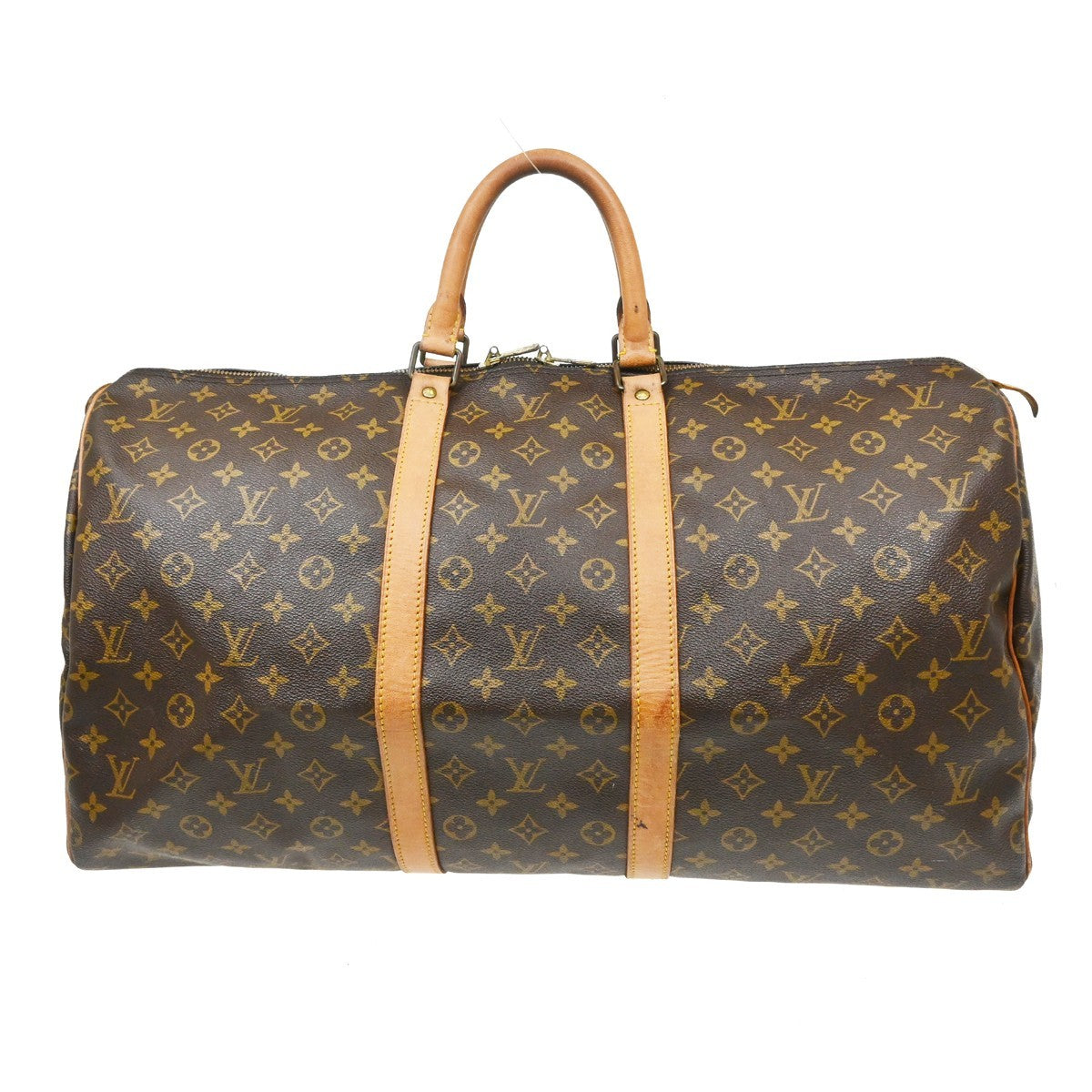 Louis Vuitton Keepall Monogram Canvas Brown Canvas Travel Bag Bag (Pre-Owned)