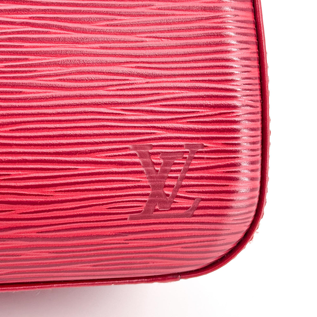 Louis Vuitton Jasmin Epi Leather Red Leather Handbag (Pre-Owned)