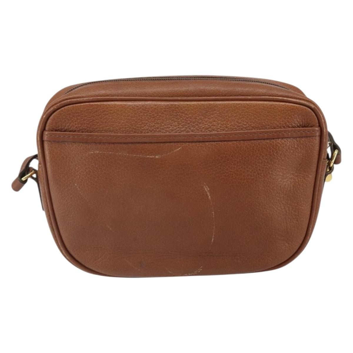 Burberry Vintage Leather Brown Leather Shoulder Bag Bag (Pre-Owned)