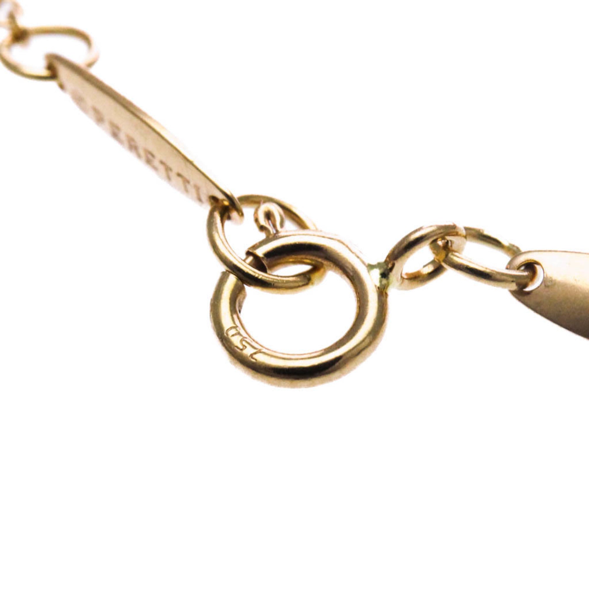 Tiffany & Co. Elsa Peretti Diamonds By The Yard 18K Rose Gold With Diamond Gold Pink_Gold Bracelet Jewelry (Pre-Owned)
