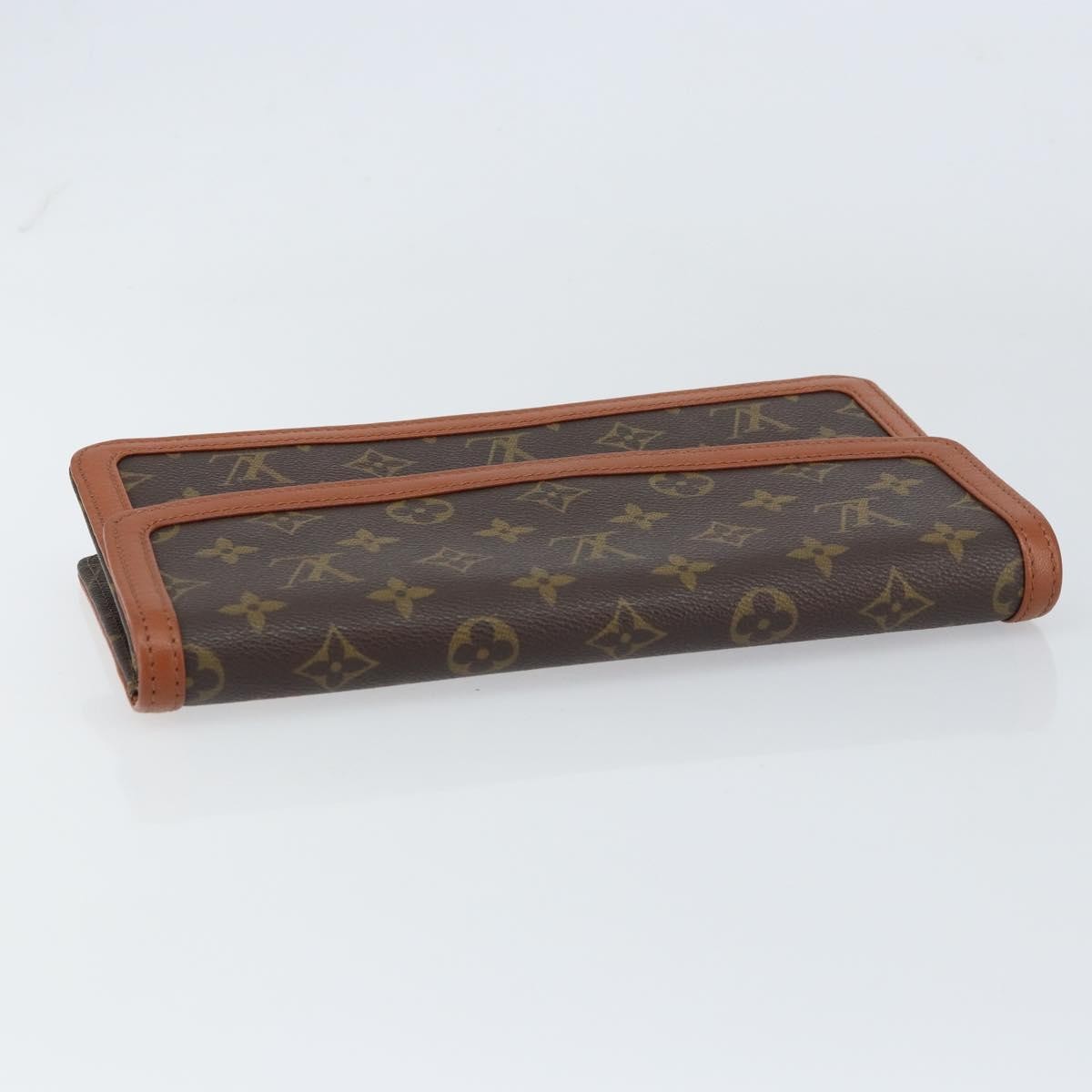 Louis Vuitton Dame Pochette Monogram Canvas Brown Canvas Clutche & Pouche Bag (Pre-Owned)