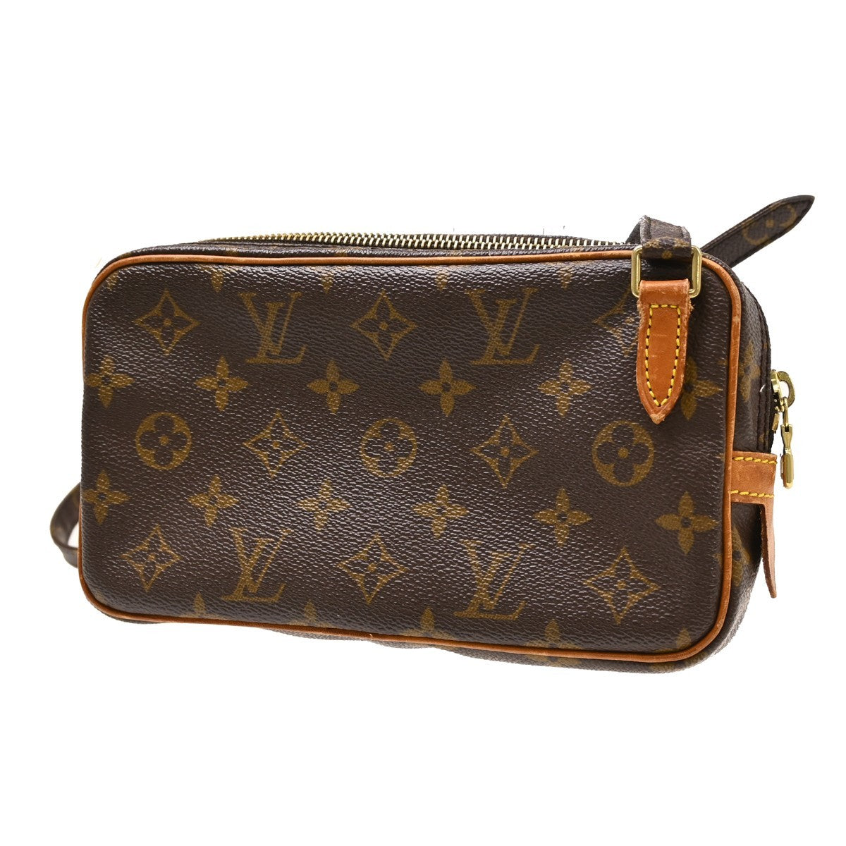 Louis Vuitton Pochette Marly Bandouliere Monogram Canvas Brown Canvas Shoulder Bag Bag (Pre-Owned)