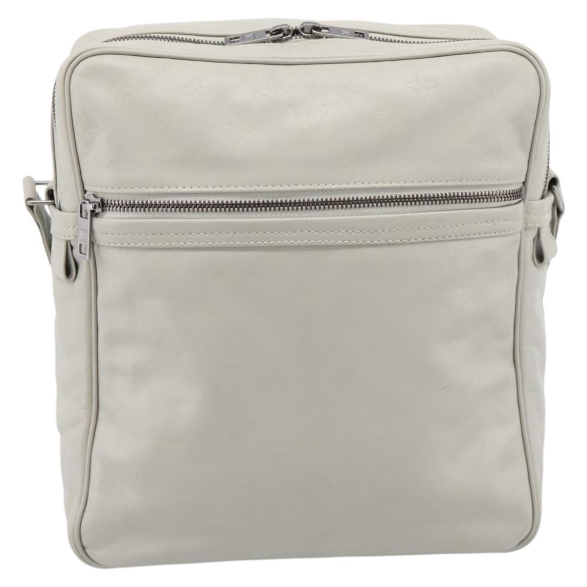 Louis Vuitton Clarkson Messenger Monogram Differ Leather White Canvas Shoulder Bag Bag (Pre-Owned)